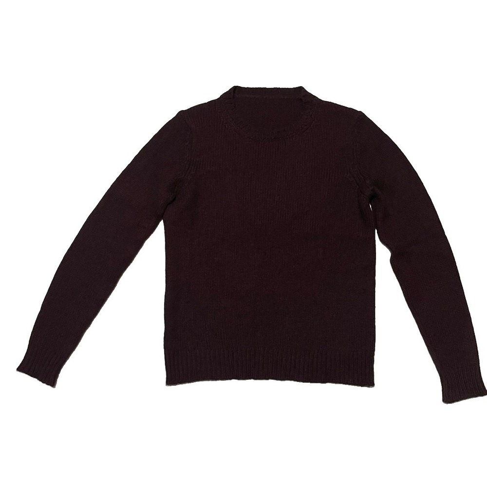 IRO Wool Yak Jorge Knitted Pullover Sweater Man S Burgundy Academia Fall Cozy